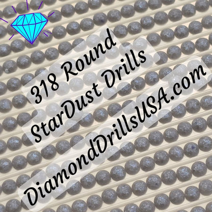 318 StarDust ROUND Pearl Mica Dust 5D Diamond Painting