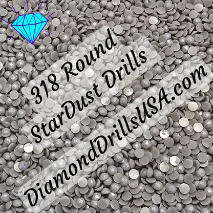 318 StarDust ROUND Pearl Mica Dust 5D Diamond Painting