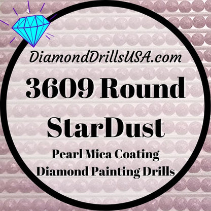 3609 StarDust ROUND Pearl Mica Dust 5D Diamond Painting