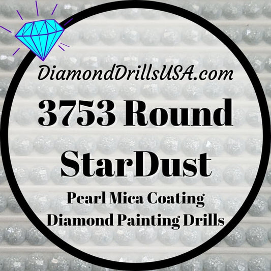 3753 StarDust ROUND Pearl Mica Dust 5D Diamond Painting