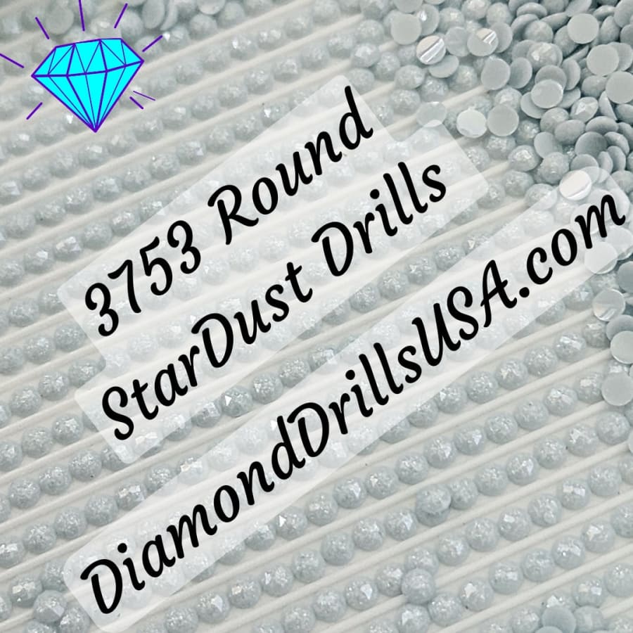 3753 StarDust ROUND Pearl Mica Dust 5D Diamond Painting