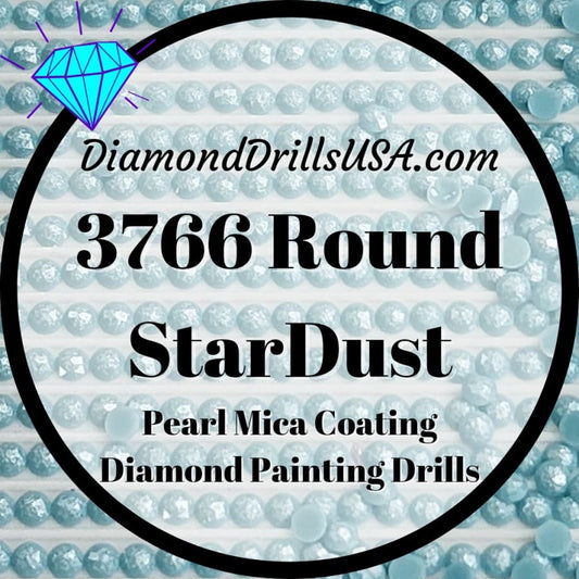 3766 StarDust ROUND Pearl Mica Dust 5D Diamond Painting
