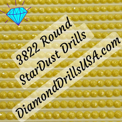 3822 StarDust ROUND Pearl Mica Dust 5D Diamond Painting