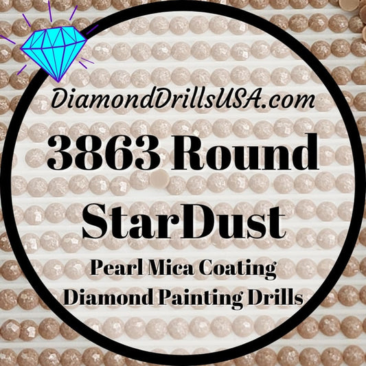 3863 StarDust ROUND Pearl Mica Dust 5D Diamond Painting