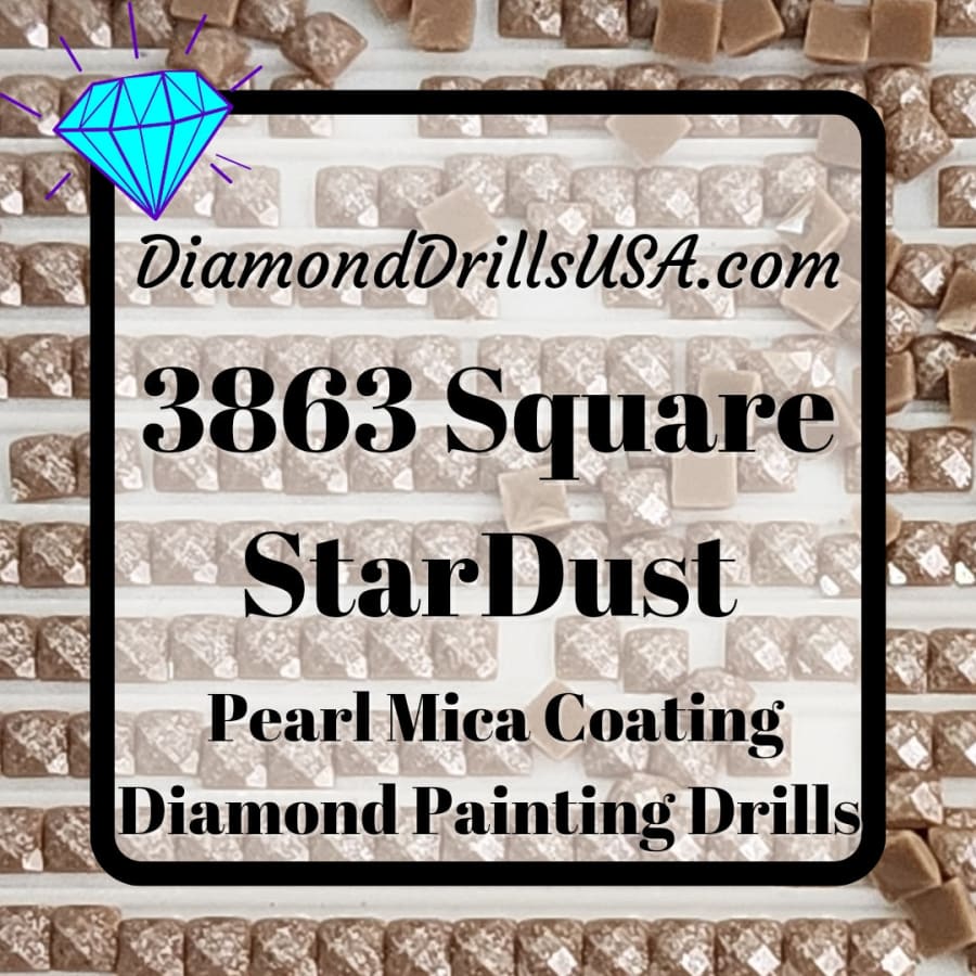 3863 StarDust SQUARE Pearl Mica Dust 5D Diamond Painting