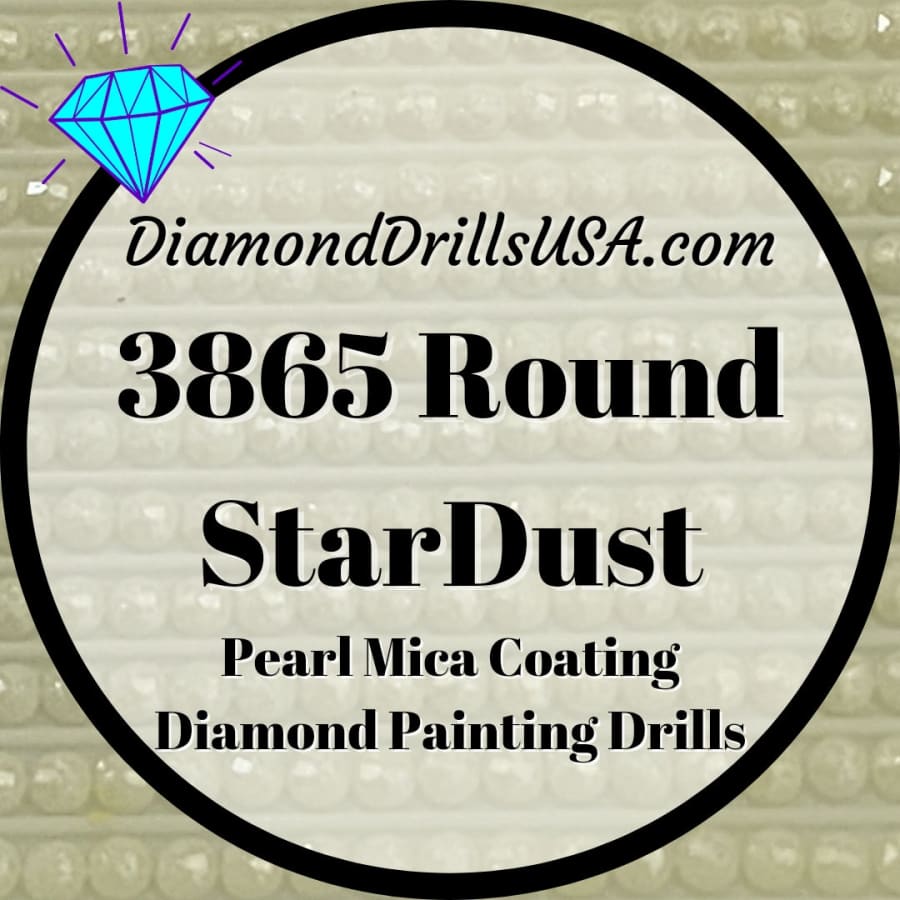 3865 StarDust ROUND Pearl Mica Dust 5D Diamond Painting