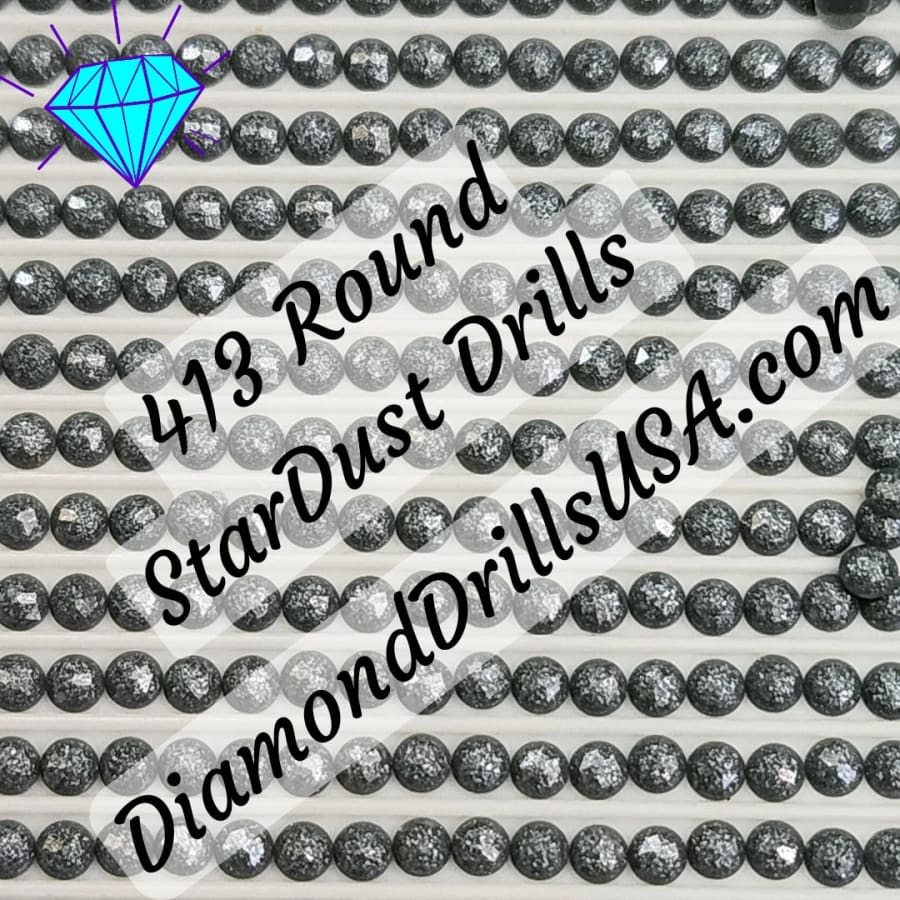 413 StarDust ROUND Pearl Mica Dust 5D Diamond Painting