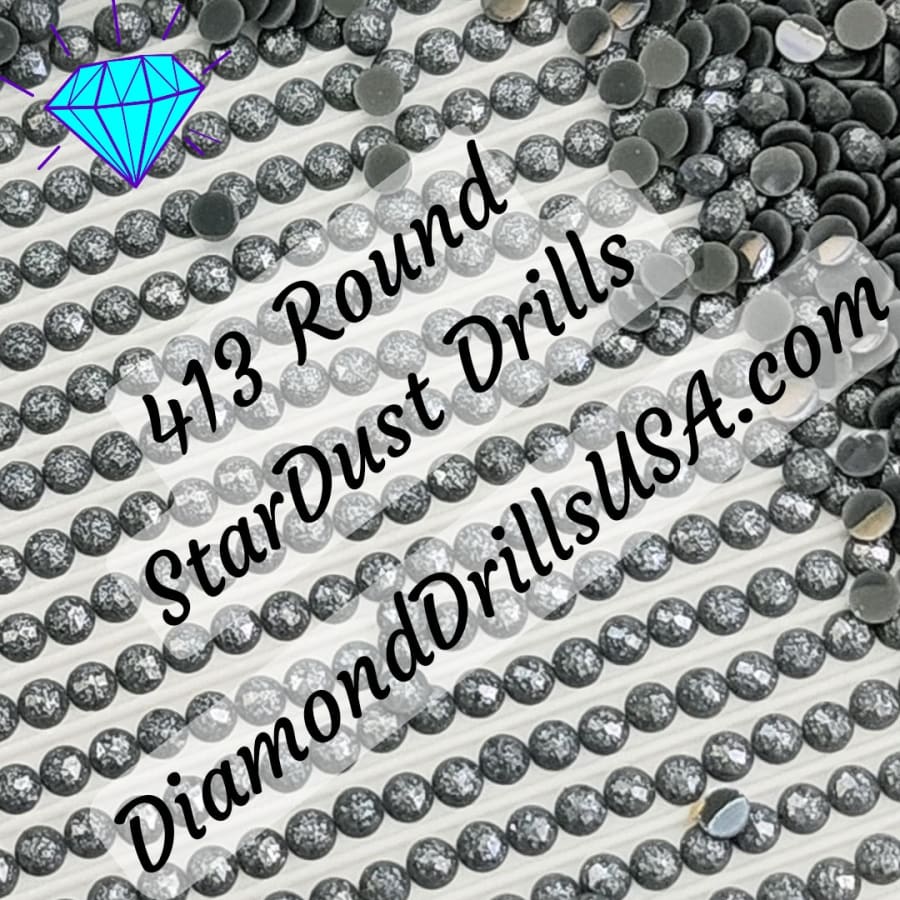 413 StarDust ROUND Pearl Mica Dust 5D Diamond Painting