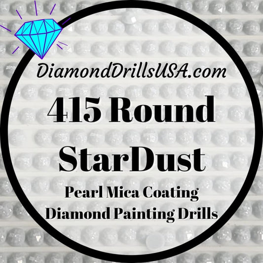 415 StarDust ROUND Pearl Mica Dust 5D Diamond Painting