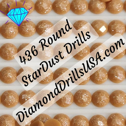 436 StarDust ROUND Pearl Mica Dust 5D Diamond Painting