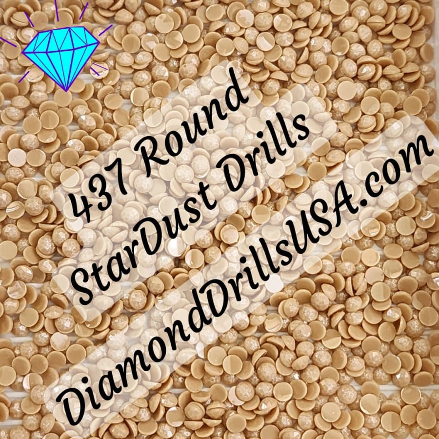 437 StarDust ROUND Pearl Mica Dust 5D Diamond Painting