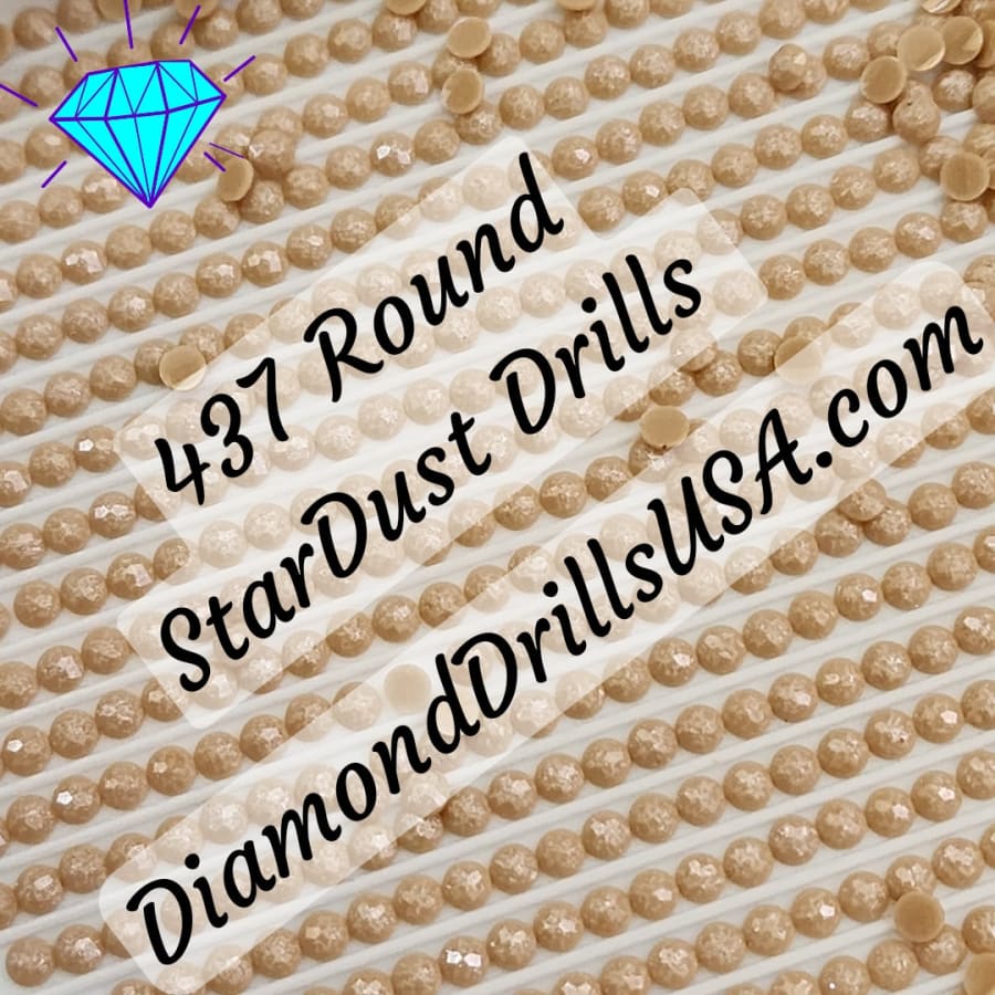 437 StarDust ROUND Pearl Mica Dust 5D Diamond Painting