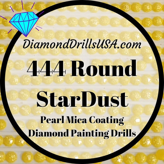 444 StarDust ROUND Pearl Mica Dust 5D Diamond Painting