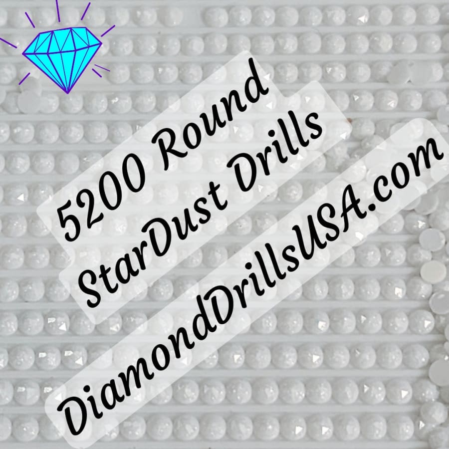 5200 StarDust ROUND Pearl Mica Dust 5D Diamond Painting