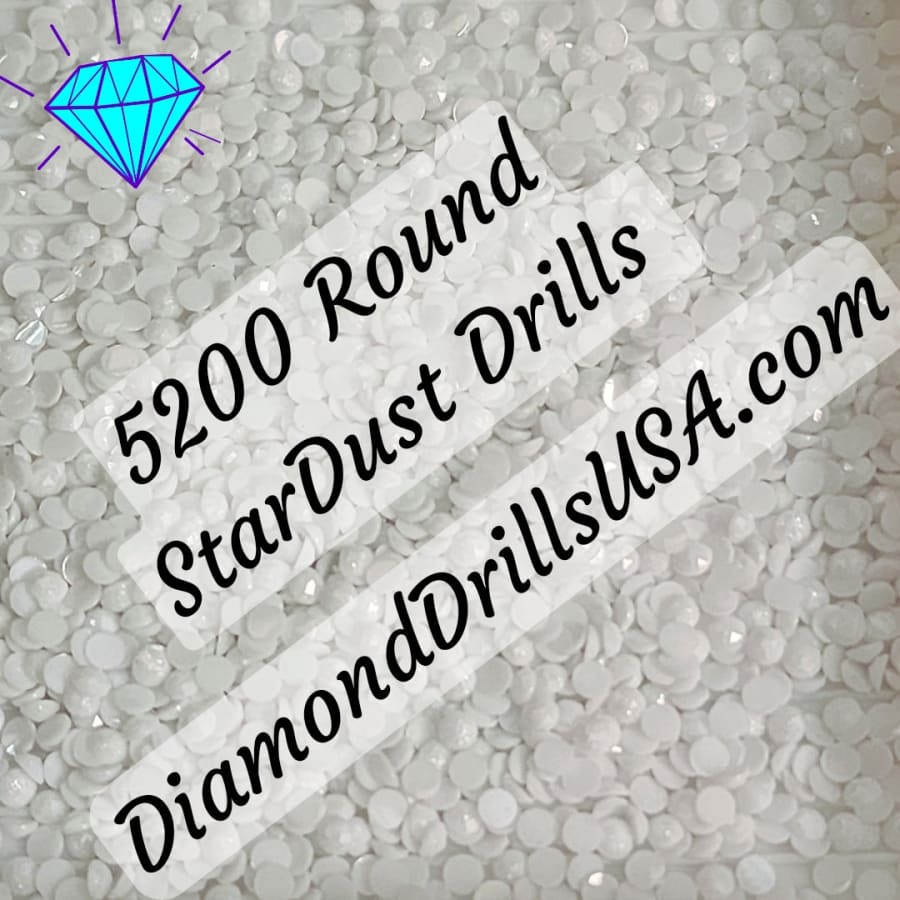 5200 StarDust ROUND Pearl Mica Dust 5D Diamond Painting