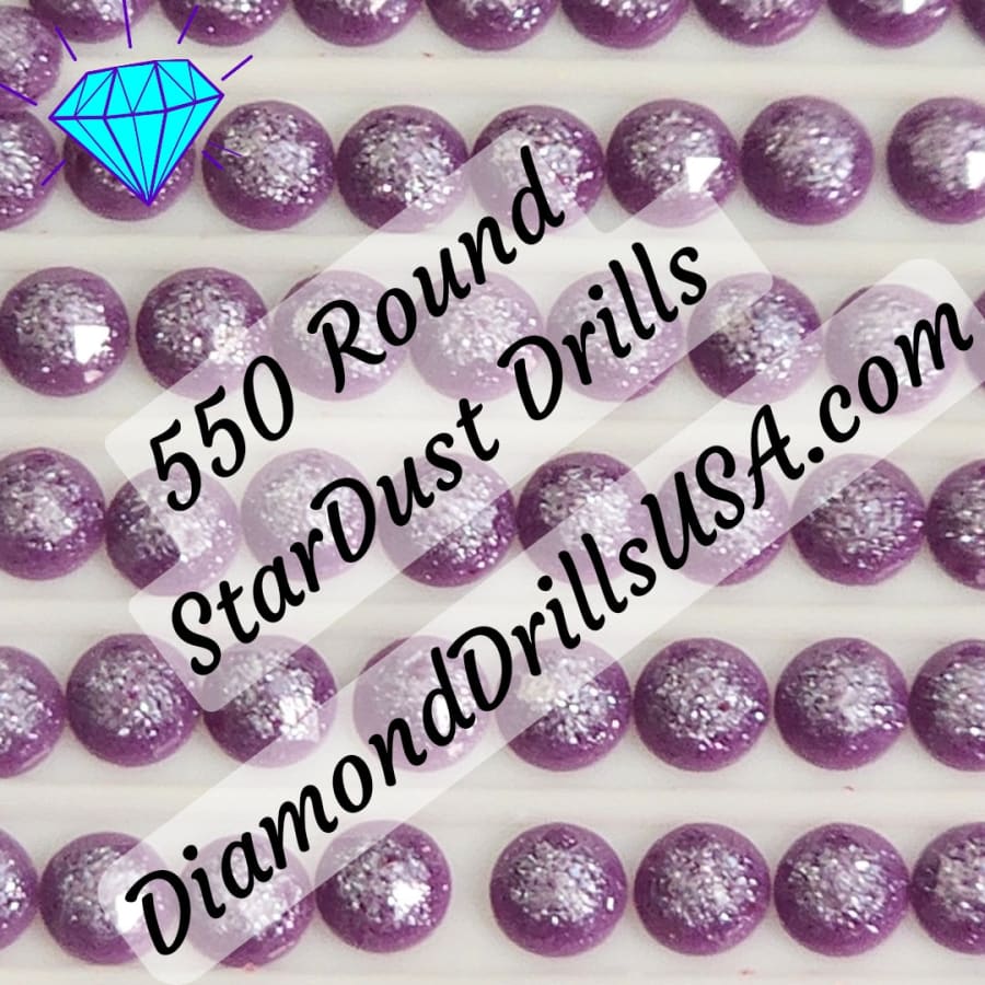 550 StarDust ROUND Pearl Mica Dust 5D Diamond Painting