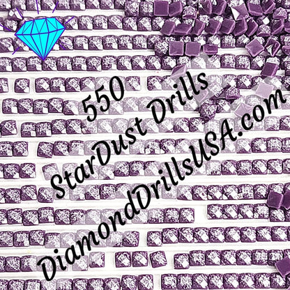 550 StarDust SQUARE Pearl Mica Dust 5D Diamond Painting