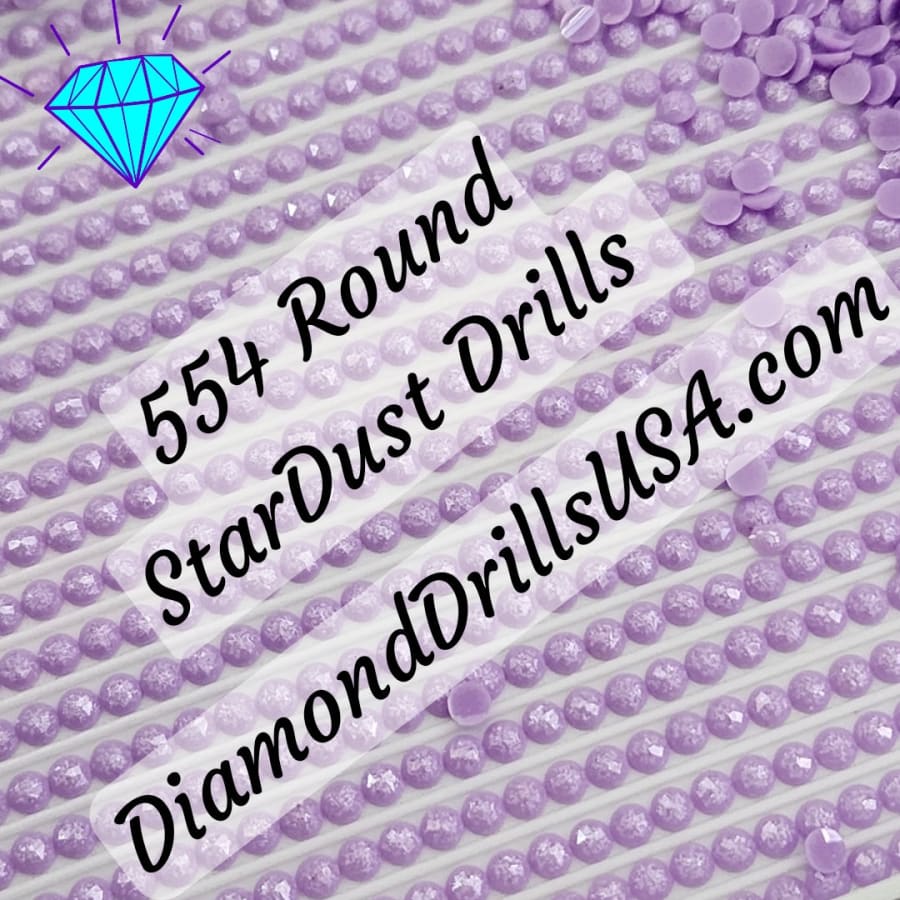 554 StarDust ROUND Pearl Mica Dust 5D Diamond Painting