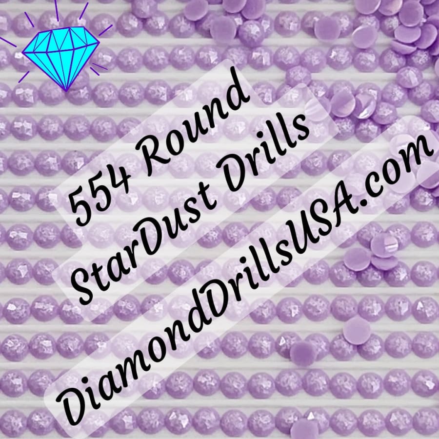 554 StarDust ROUND Pearl Mica Dust 5D Diamond Painting