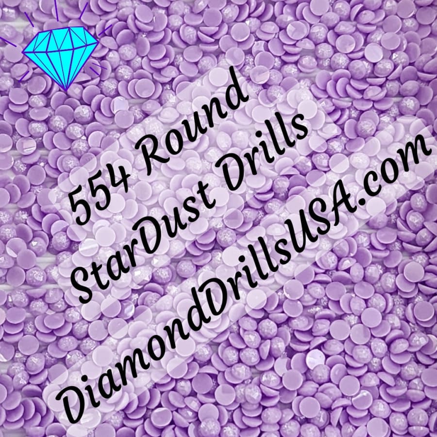 554 StarDust ROUND Pearl Mica Dust 5D Diamond Painting