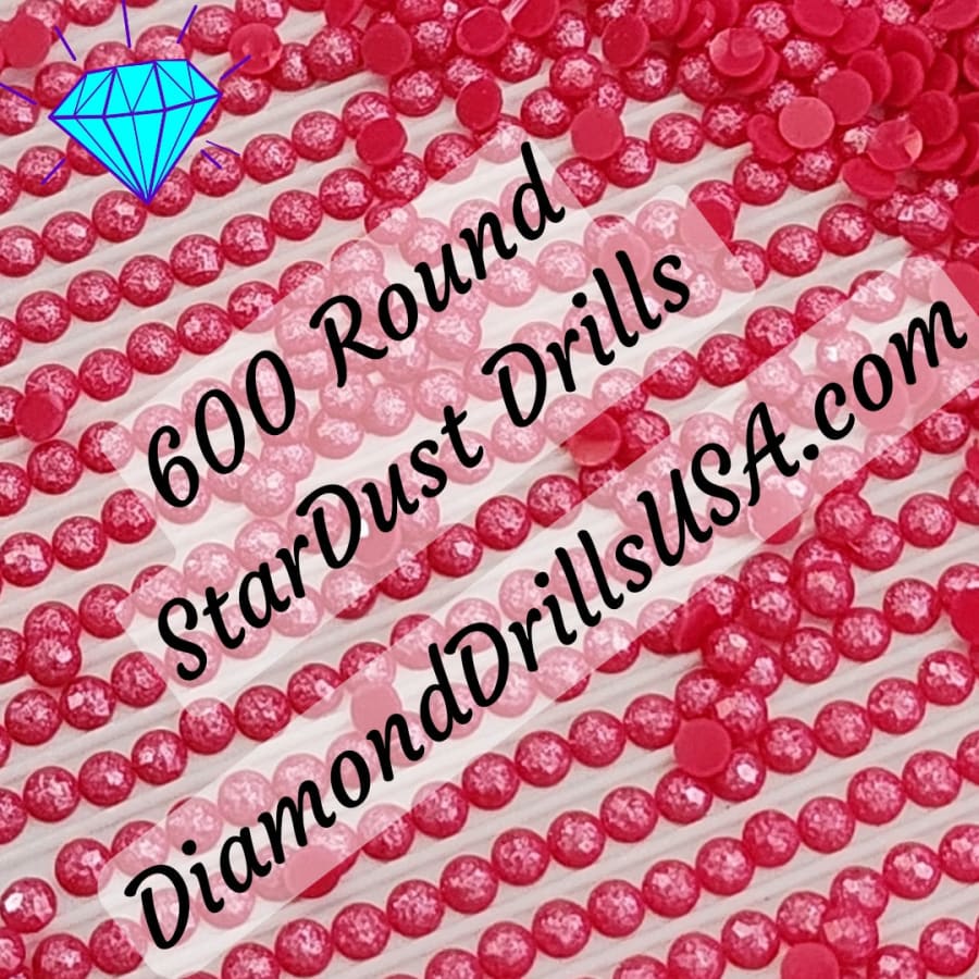 600 StarDust ROUND Pearl Mica Dust 5D Diamond Painting