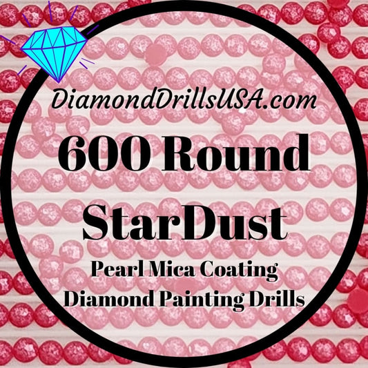 600 StarDust ROUND Pearl Mica Dust 5D Diamond Painting