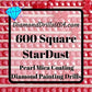 600 StarDust SQUARE Pearl Mica Dust 5D Diamond Painting