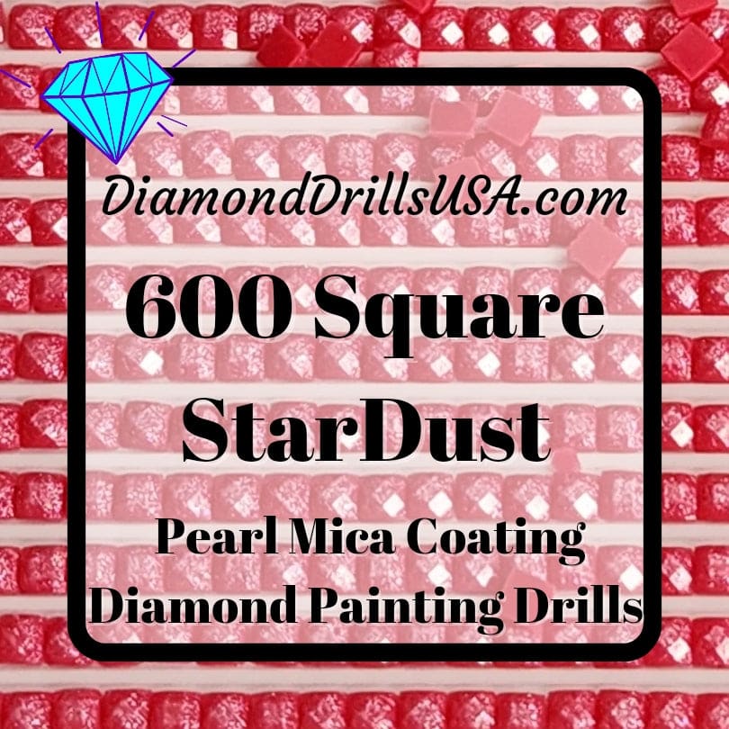 600 StarDust SQUARE Pearl Mica Dust 5D Diamond Painting