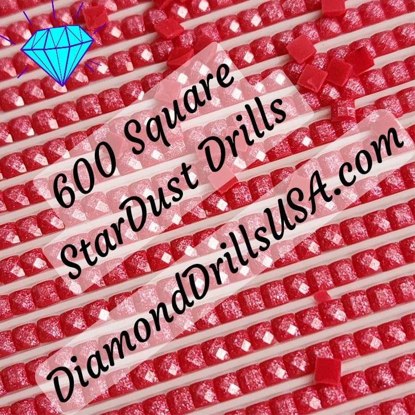 600 StarDust SQUARE Pearl Mica Dust 5D Diamond Painting