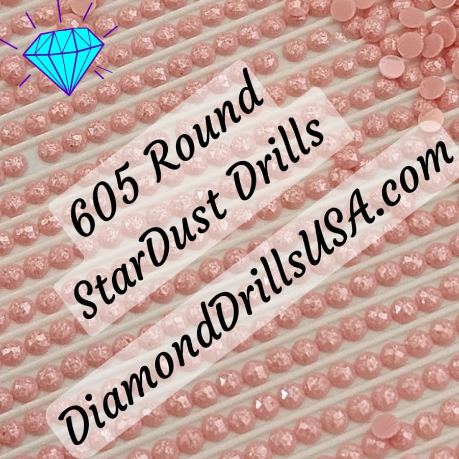 605 StarDust ROUND Pearl Mica Dust 5D Diamond Painting