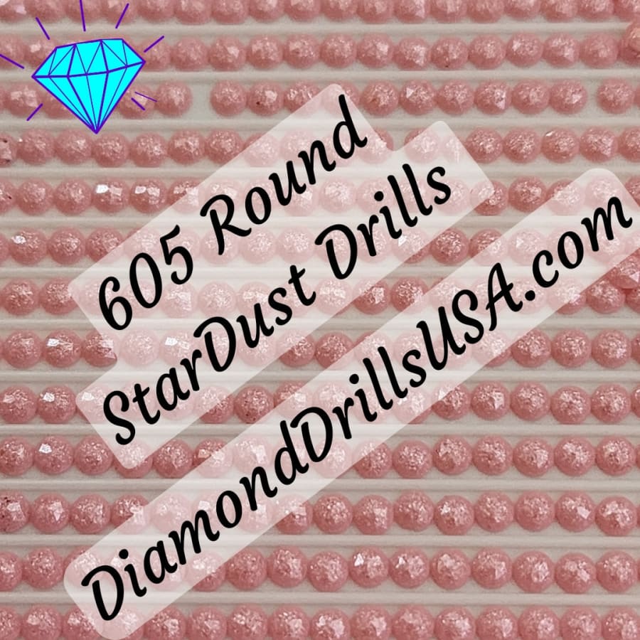 605 StarDust ROUND Pearl Mica Dust 5D Diamond Painting