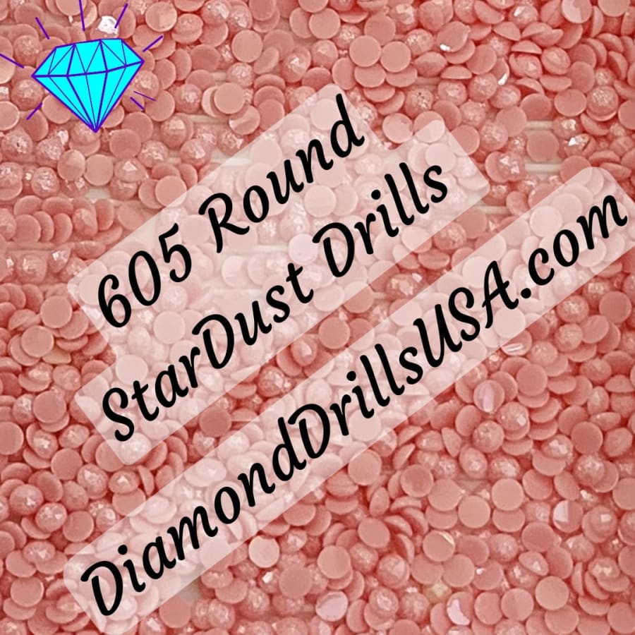 605 StarDust ROUND Pearl Mica Dust 5D Diamond Painting