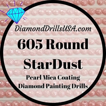 605 StarDust ROUND Pearl Mica Dust 5D Diamond Painting