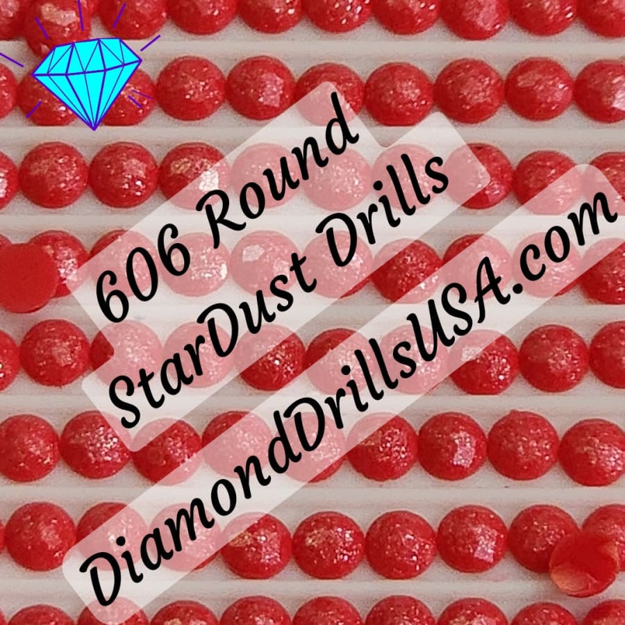 606 StarDust ROUND Pearl Mica Dust 5D Diamond Painting