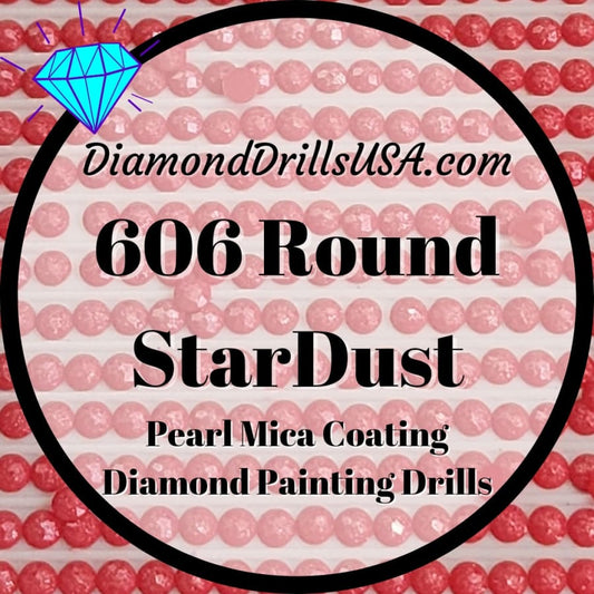 606 StarDust ROUND Pearl Mica Dust 5D Diamond Painting