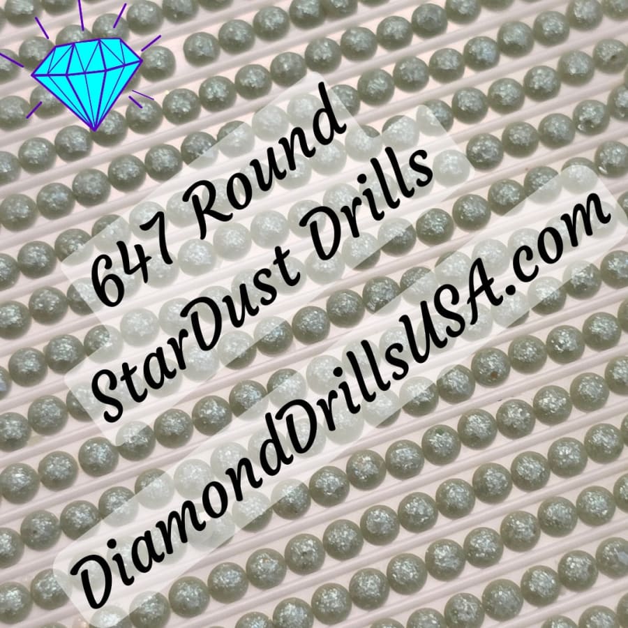 647 StarDust ROUND Pearl Mica Dust 5D Diamond Painting