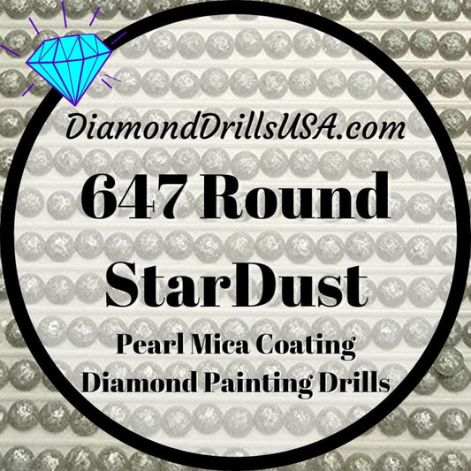 647 StarDust ROUND Pearl Mica Dust 5D Diamond Painting