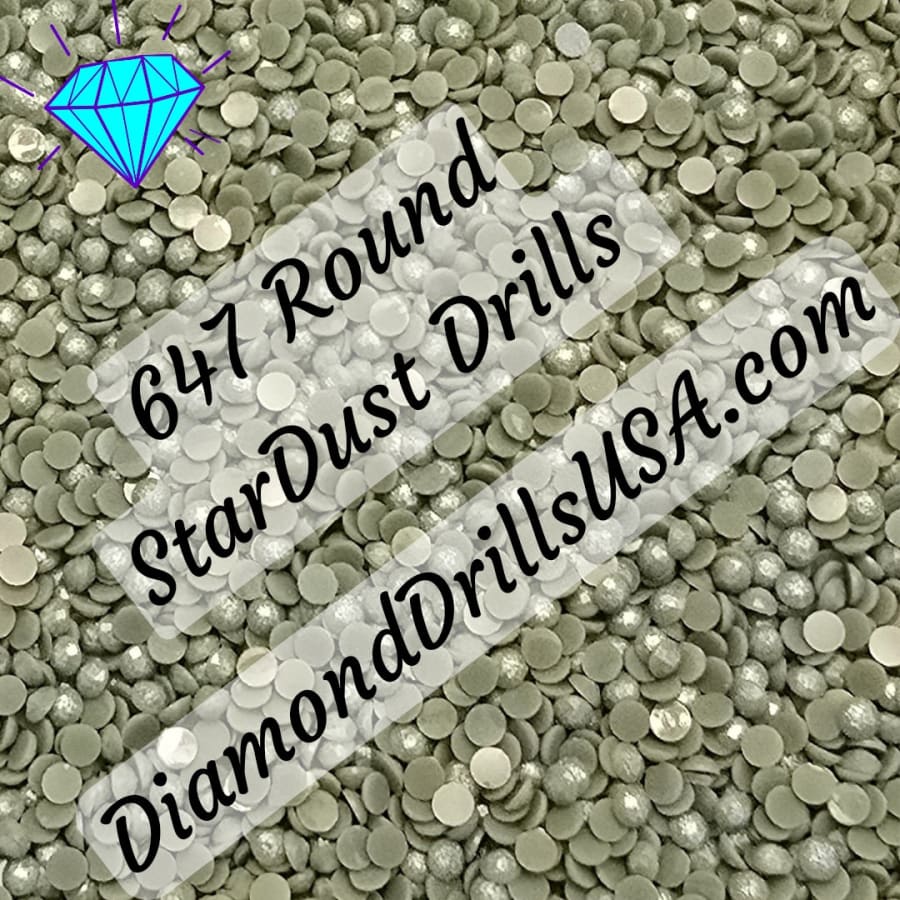 647 StarDust ROUND Pearl Mica Dust 5D Diamond Painting