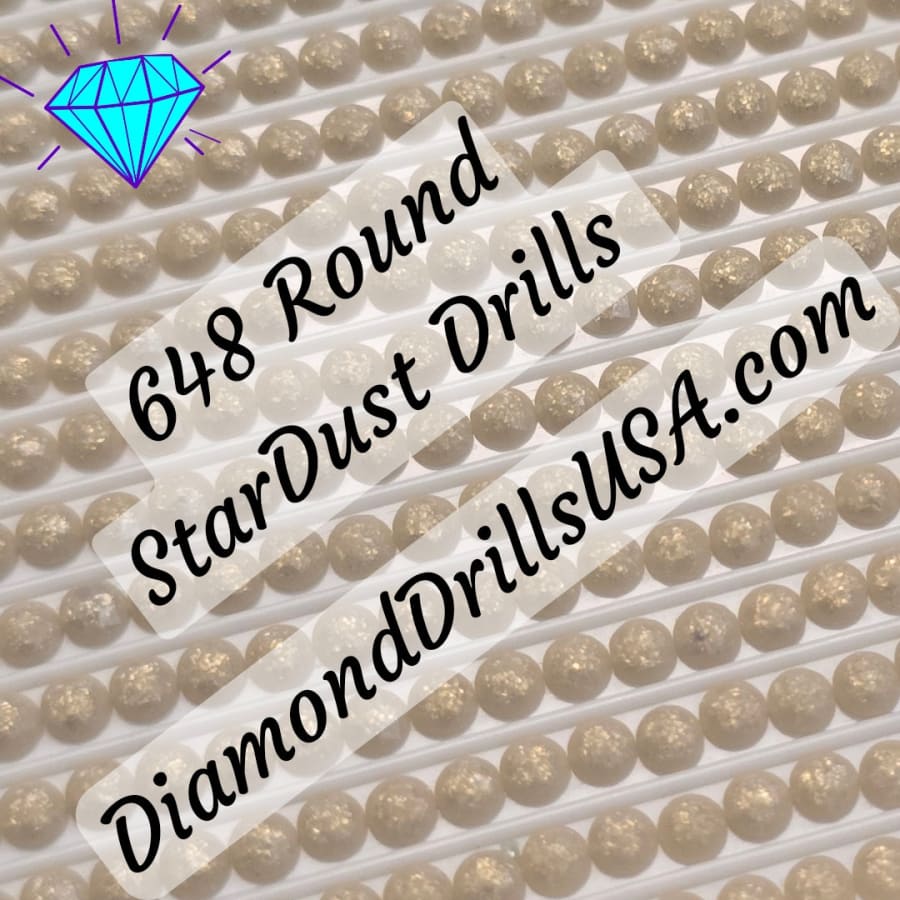 648 StarDust ROUND Pearl Mica Dust 5D Diamond Painting