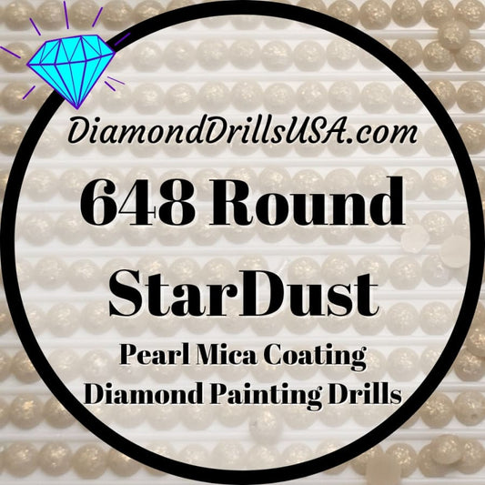 648 StarDust ROUND Pearl Mica Dust 5D Diamond Painting