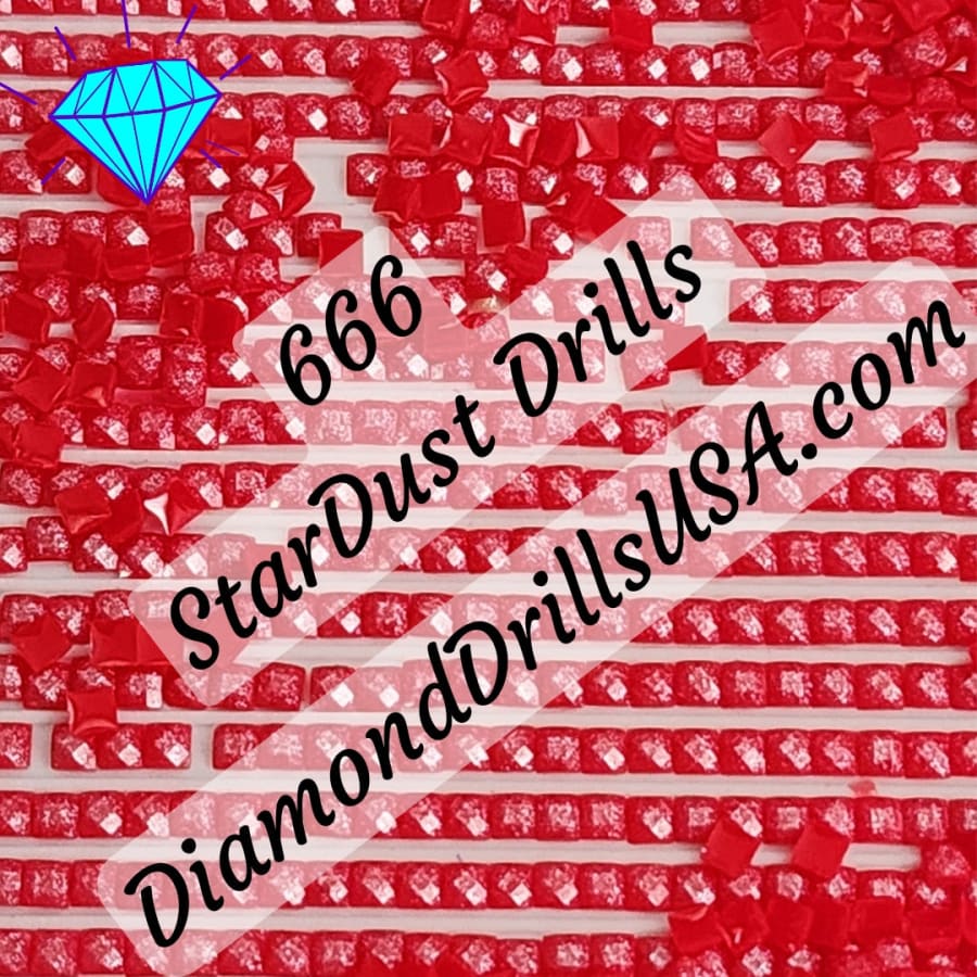 666 StarDust SQUARE Pearl Mica Dust 5D Diamond Painting