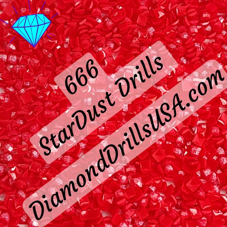 666 StarDust SQUARE Pearl Mica Dust 5D Diamond Painting