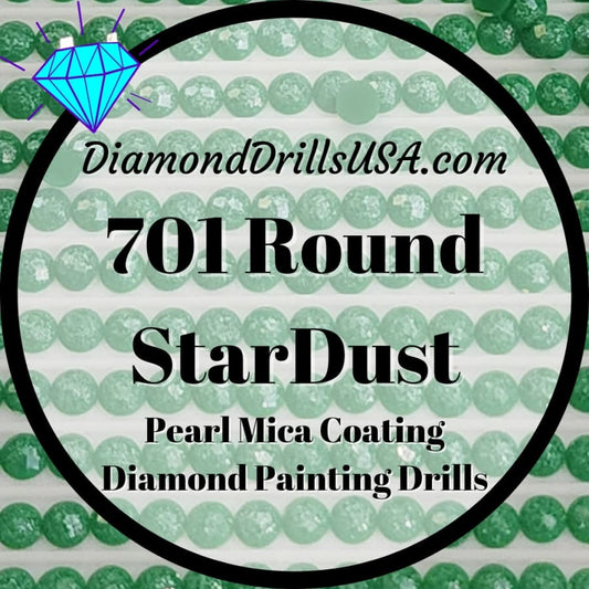 701 StarDust ROUND Pearl Mica Dust 5D Diamond Painting