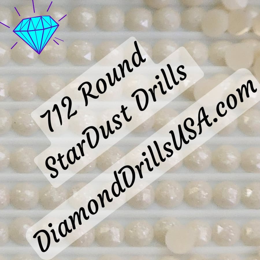 712 StarDust ROUND Pearl Mica Dust 5D Diamond Painting