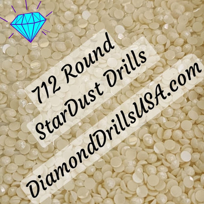 712 StarDust ROUND Pearl Mica Dust 5D Diamond Painting