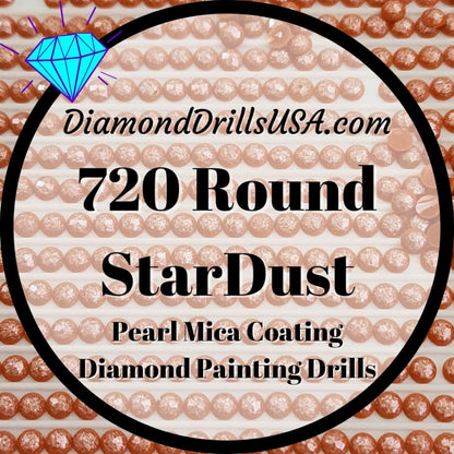 720 StarDust ROUND Pearl Mica Dust 5D Diamond Painting