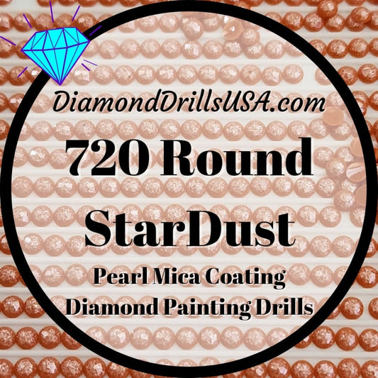 720 StarDust ROUND Pearl Mica Dust 5D Diamond Painting