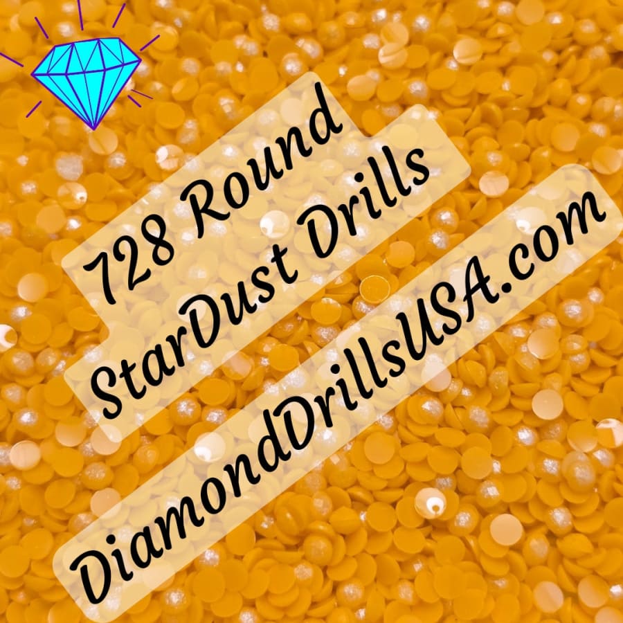 728 StarDust ROUND Pearl Mica Dust 5D Diamond Painting