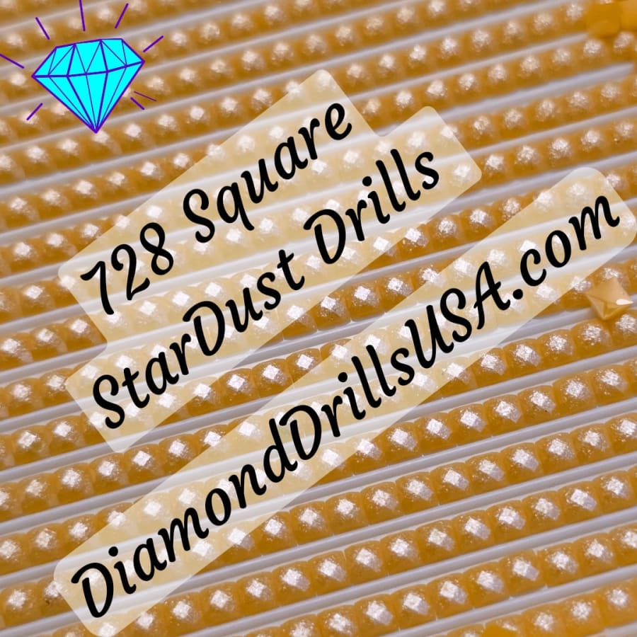 728 StarDust SQUARE Pearl Mica Dust 5D Diamond Painting