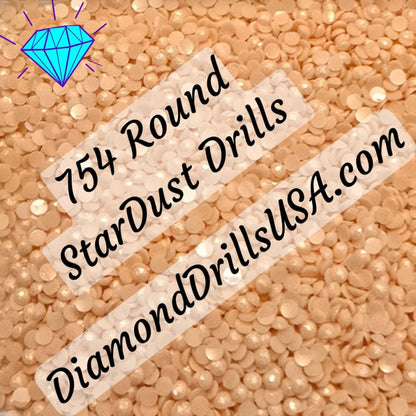 754 StarDust ROUND Pearl Mica Dust 5D Diamond Painting